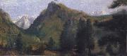 Arthur Bowen Davies Mountain Beloved of Spring oil painting artist
